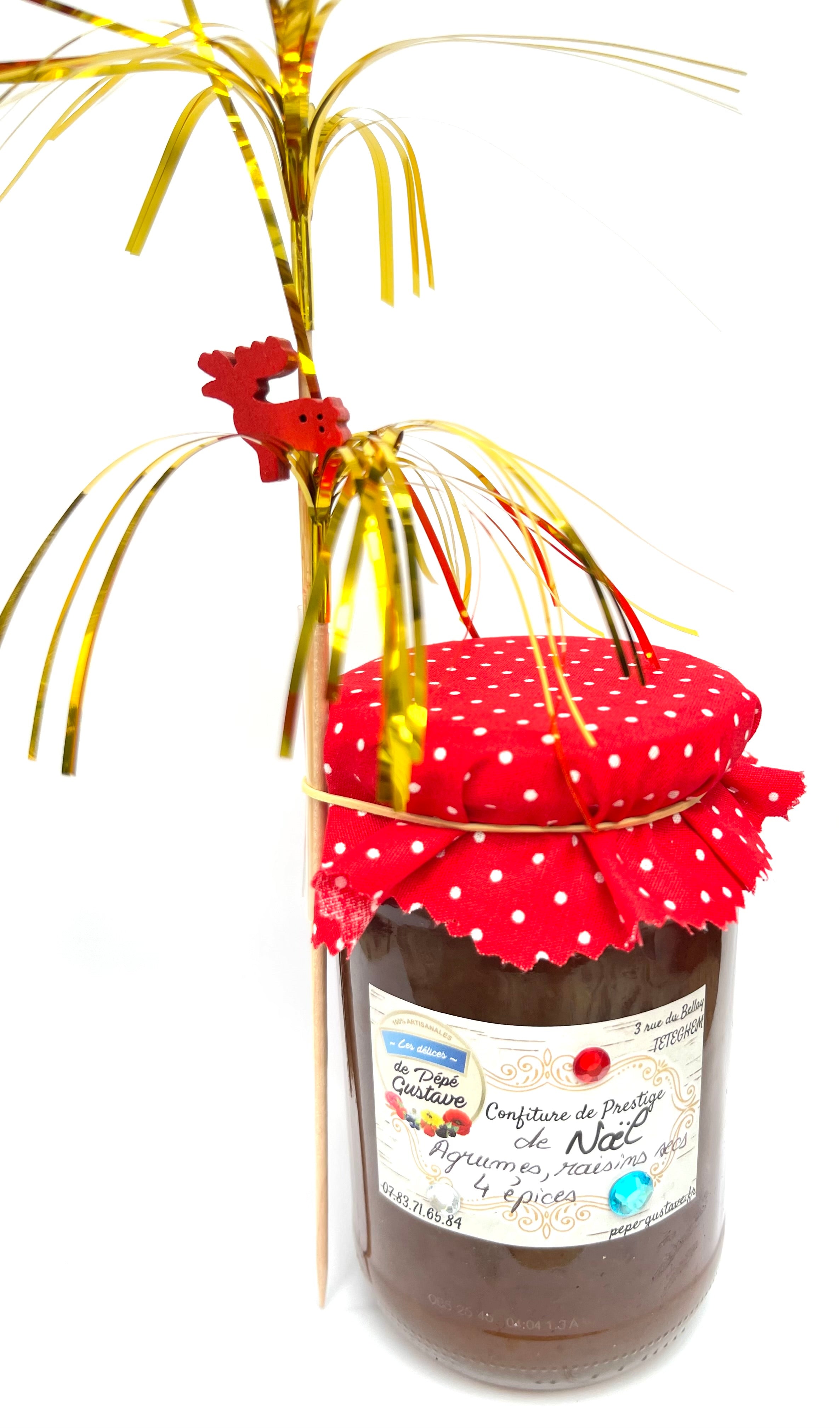 Confiture de Noël : agrumes, raisins secs et 4 épices