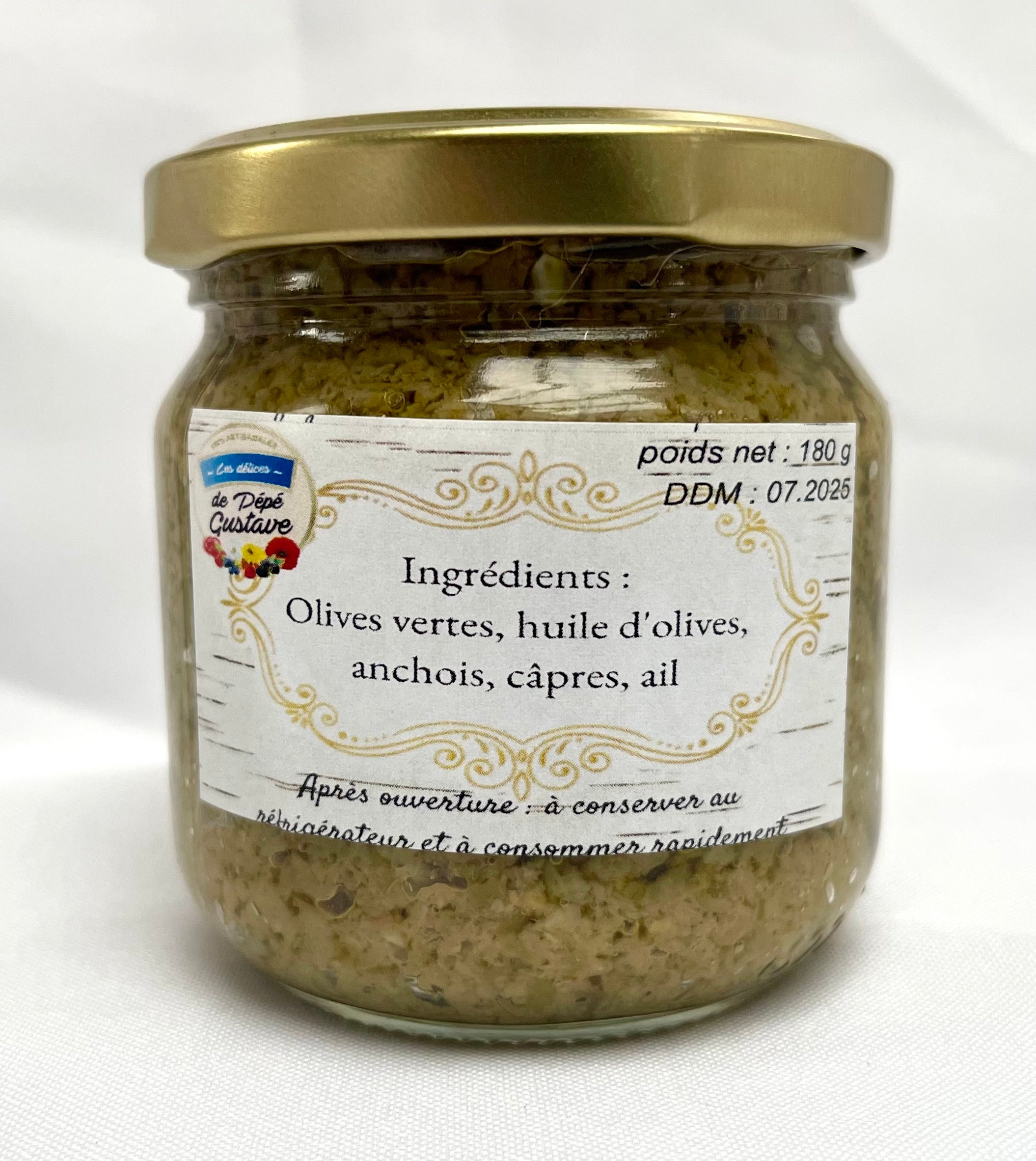 Tapenade d’olives vertes