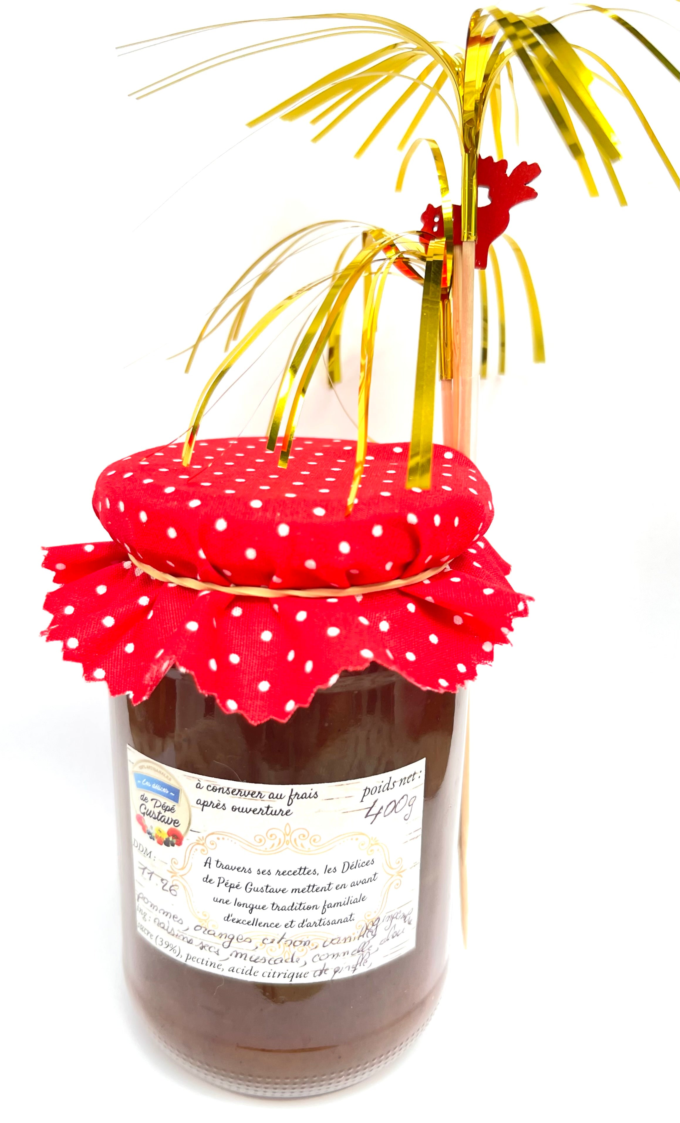 Confiture de Noël : agrumes, raisins secs et 4 épices