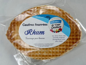 Gaufres fourrées au Rhum